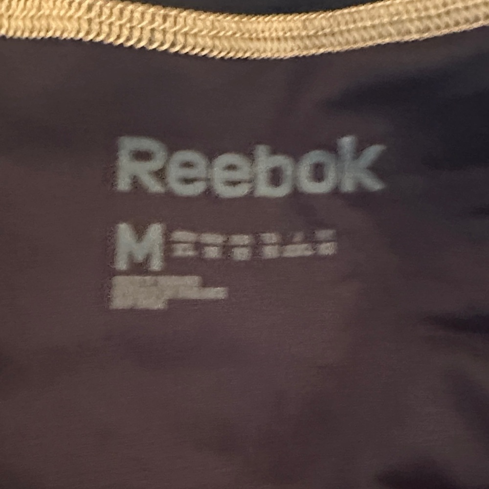 Reebok Women's Black and Gray Athletic Shorts with Orange Trim Size: M medium - Picture 4 of 7